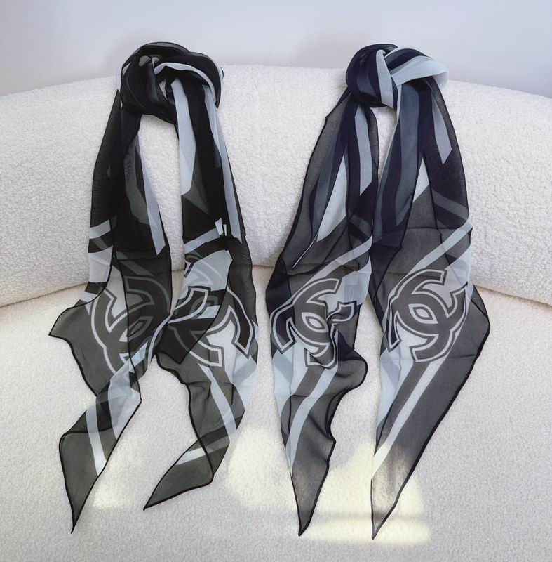 Chanel silk ribbon 25X180cm E062210
